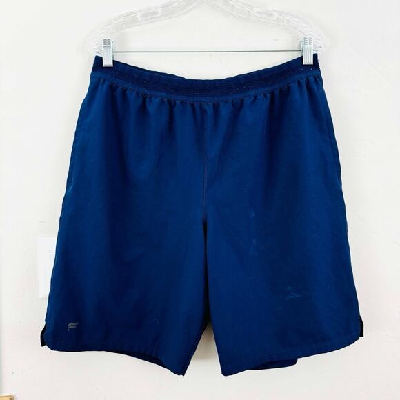 Men's Fabletics The Fundamental Short Lined 8” Inseam Deep Navy XL - Picture 1 of 9